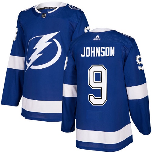 Adidas Tampa Bay Lightning #9 Tyler Johnson Blue Home Authentic Stitched Youth NHL Jersey->youth nhl jersey->Youth Jersey
